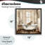 Cadre flottant neutre Leopard Bathtime, design par Sasha-1446025520-1446025521