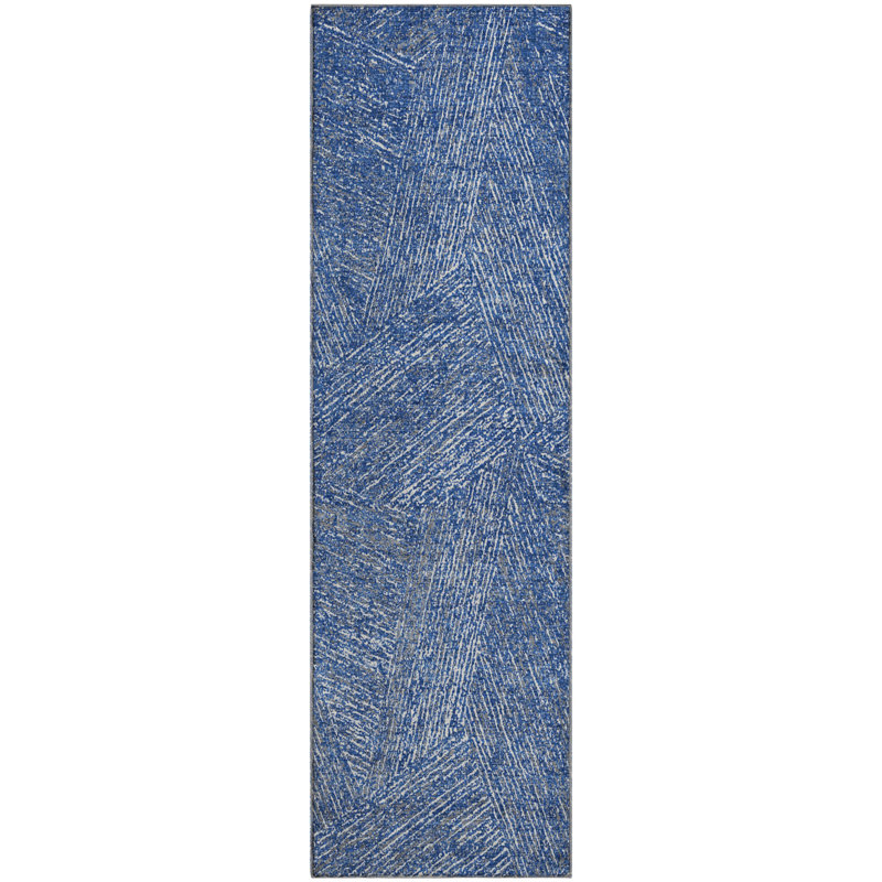 Premium Machine Washable Finchley AMF991 Lines Rug, Runner 2'3" x 7'6"