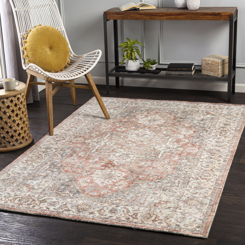 Idette Wool Oriental Indoor Rug, Rectangle 5' x 7'6"