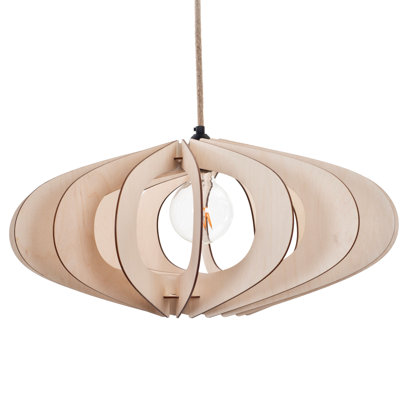 Willey 1 - Light Wood Pendant