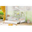 Lit simple en bois avec lit gigogne-1782401091