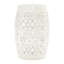 Table d'appoint 12,46 po avec carreaux de céramique et mosaïque en fer blanc tendance pour les espaces de divertissement extérieurs-110498748