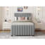 Lit plateforme tapissier en velours avec lit gigogne-2079959493-2053765460