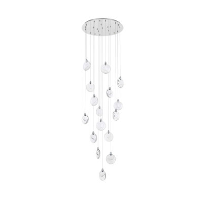 Foreston 28 inch Crystal Pendant in Chrome