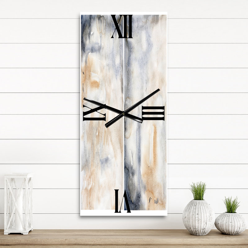 Horloge murale abstraite, Grand