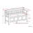 Wooden Storage Bench With Backrest-871070518
