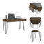 Bureau 120, épingle à cheveux, tiroir