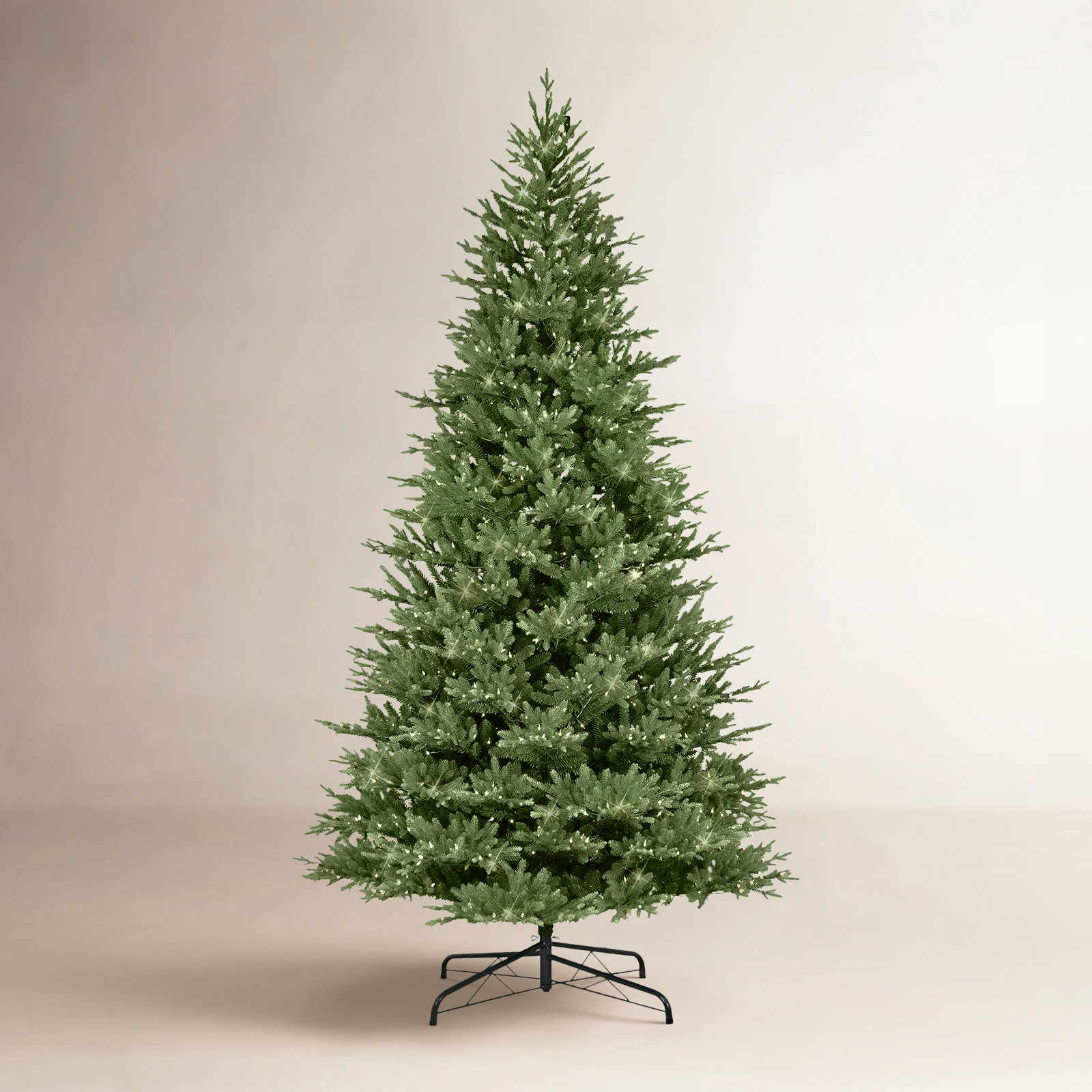 Gulfsa Lighted Artificial Fir Christmas Tree