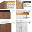 Meuble-lavabo à fermeture en douceur 60 po, petites tablettes de rangement, armoire combinée 24 po et 12 po