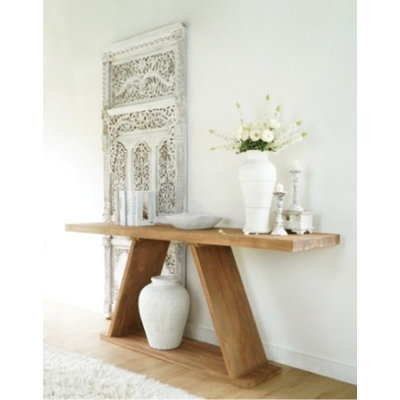 Reclaimed Teak Console Table