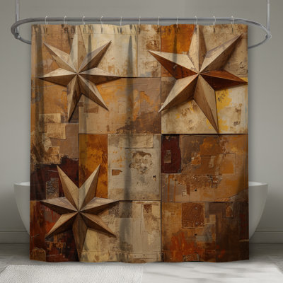 Rideaux de douche Rustic Star