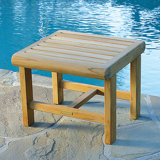 Nantucket Outdoor Square Teak Side Table