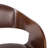 Mid-Century Modern Wooden Frame Swivel Bar Stool-1668439965