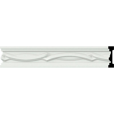 1 7/8"H x 1/2"P x 94 1/2"L, (4" Repeat), Cole Chair Rail (8-Pack)