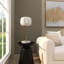 Lampe de table blanche 22,7 po