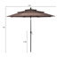 Parasol de marché Gomer-276267596