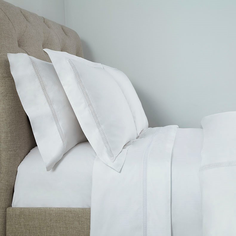 Doric Duvet Cover, Ivory, California King Duvet Cover