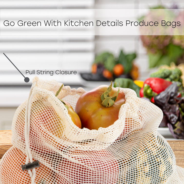 Green Produce Storage Bags