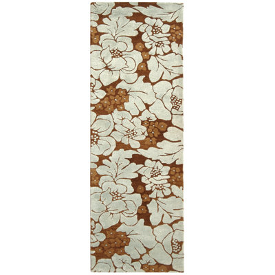 Soho Hand Tufted Wool & Viscose Floral Rug
