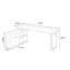 Bureau en L en bois massif avec 1 tiroir Burlywood-552262496-552262502