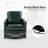 Avalise Faux Leather Swivel Armchair-1966951160