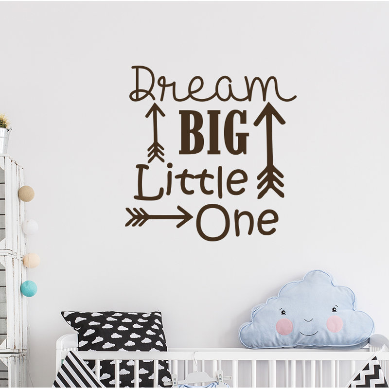 Décalcomanie murale big little rêve Baumeister, Brun
