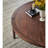 Black Walnut Round Coffee Table Simple Design