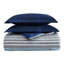 Ensemble d'édredon réversible gris chiné Nautica-87353257