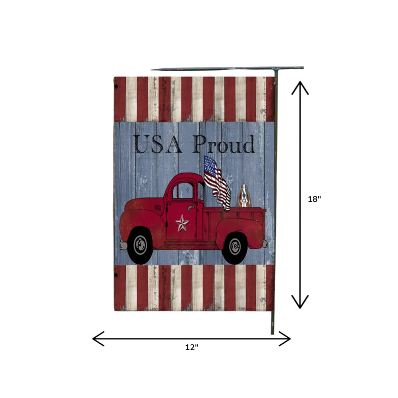 Drapeau de jardin des États-Unis fier
