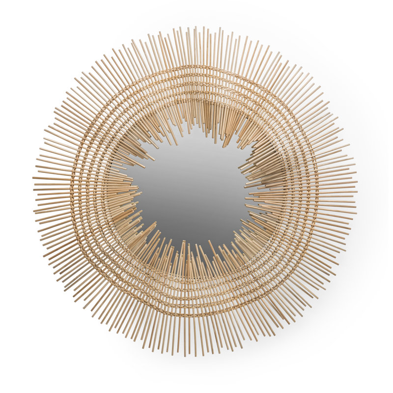 Twiggy Sunburst Mirror, 43.25" H x 43.25" W