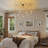Industrial Style Hemp Rope Semi Flush Mount Ligh for Living Room