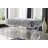 Giselle Faux Fur Acrylic X-Leg Bench-27327238