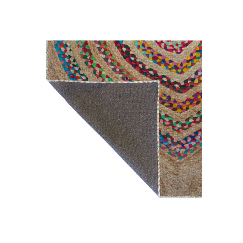Tapis décoratif abstrait géométrique Creative, Rectangle 3 pi 3 po x 4 pi 11 po