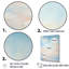«Blue Clouds Scenery Minimalisme», reproduction sur toile-2029797588-2059109453