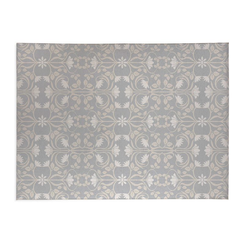 Savanah Laundry Mat, Gray, Rectangle 2' x 3'