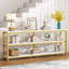 Console en bois manufacturé l 70,87 po avec structure en métal Jeyden -806231455