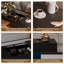 Budwin Sliding Top Storage Coffee Table with High Gloss Finish, Modern Living Room Table-1226026589