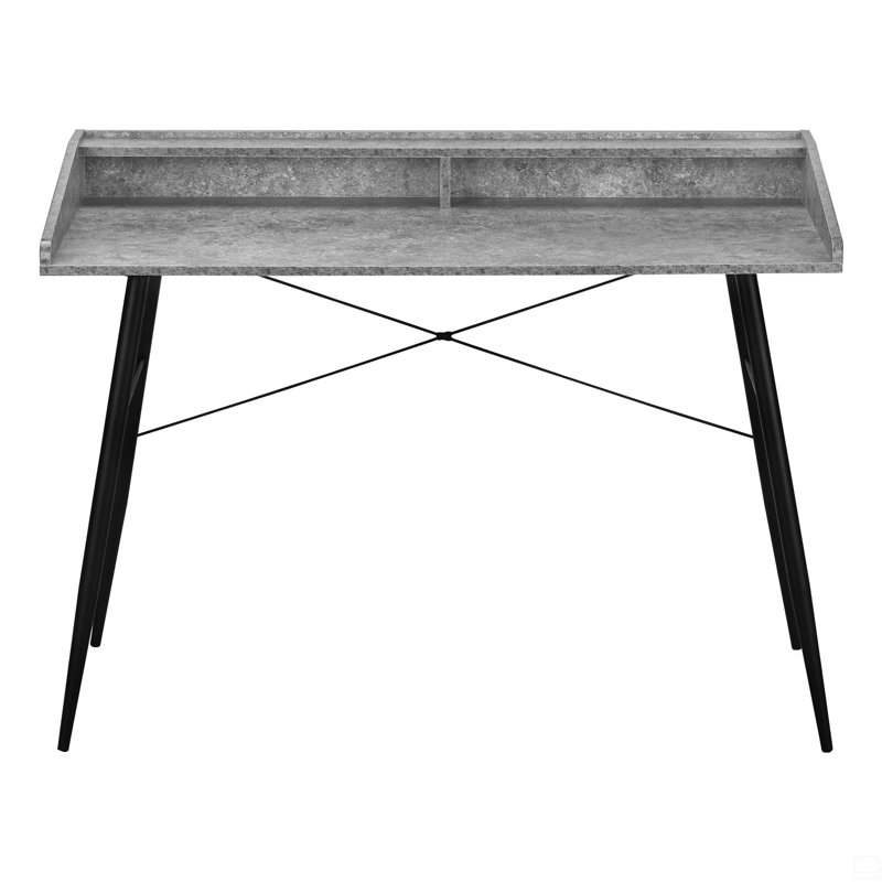 Bureau d'ordinateur, bureau personnel, ordinateur portable, tablettes de rangement, L 48 po