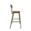 Tabouret de bar et de comptoir en bois massif Manzie-31258582