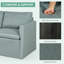 Upholstered L-Shaped Sectional Reversible-373733299