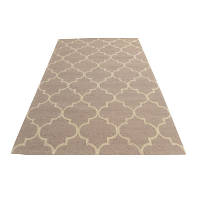 Tapis taupe 5 x 8
