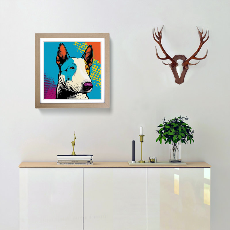 Single Picture Frame Print on Wood, Oak