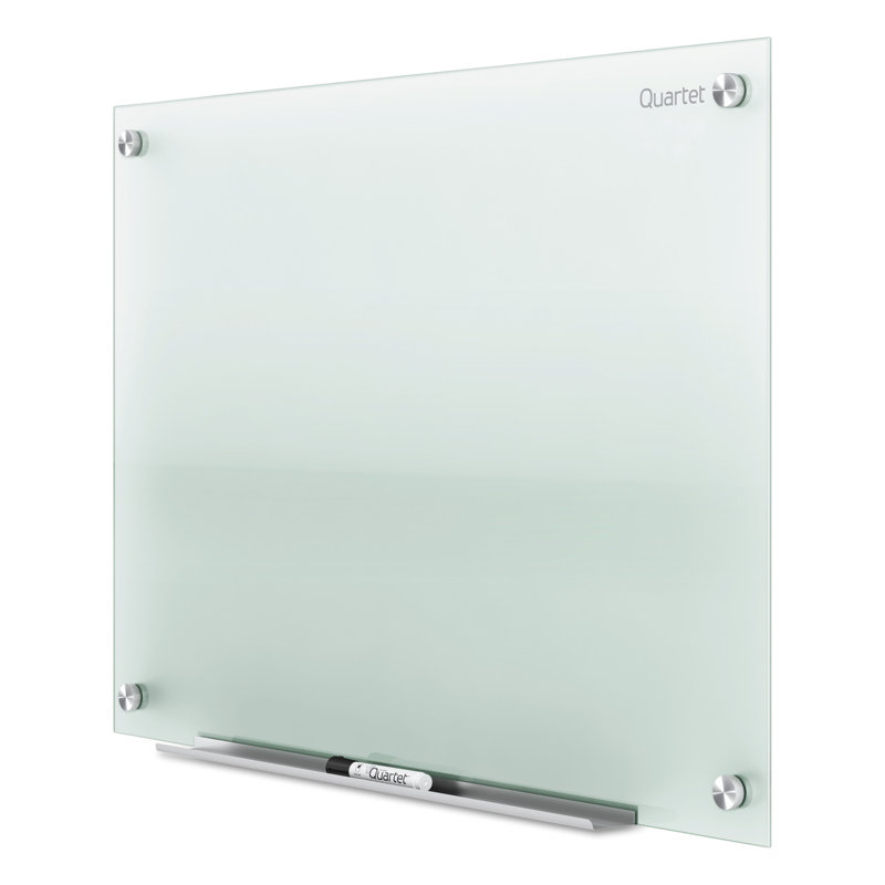 Quartet® No Glass Glass Board, 48" x 36", White
