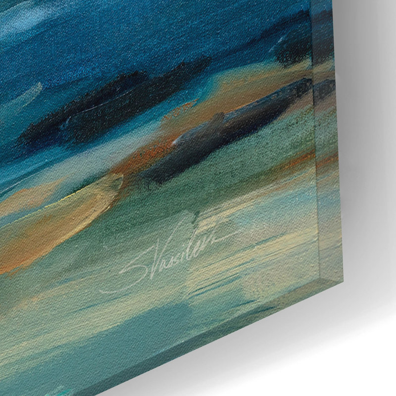  «Morning Marine Layer» par Silvia Vassileva, art mural en verre acrylique, 16 po x 12 po