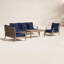 Samya 4 Piece Sofa Seating Group with Cushions-101232162