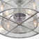 20.4''  3 Abs Fan Blades Dual Shade Modern Ceiling Fan With Remote Control, Noiseless Reversible Ac Motor For Bedroom/Living Room/Study/Patio,Chrome