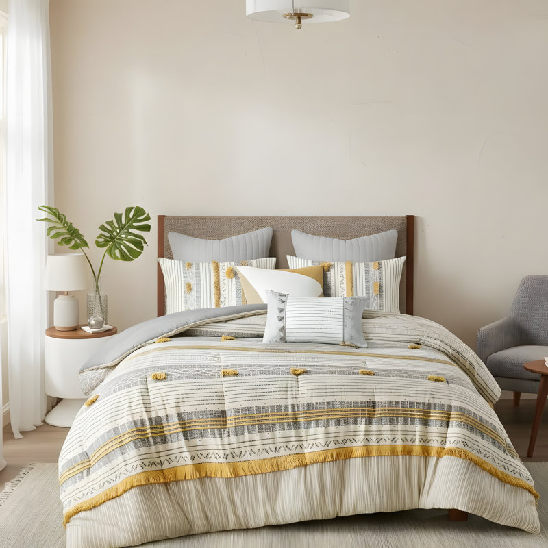 Cotton Printed Comforter 3 Piece Set