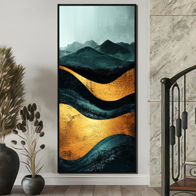 «Midford Minimal Forest and Peaks Solitude Horizon IV», art encadré
