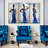 " Regal African Woman Multi Piece Canvas Print " by AfroArtistry Studio 3 - Pieces-93059422