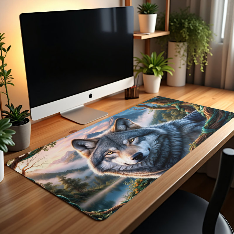 Polyester Desk Pad, 23.6x13.8